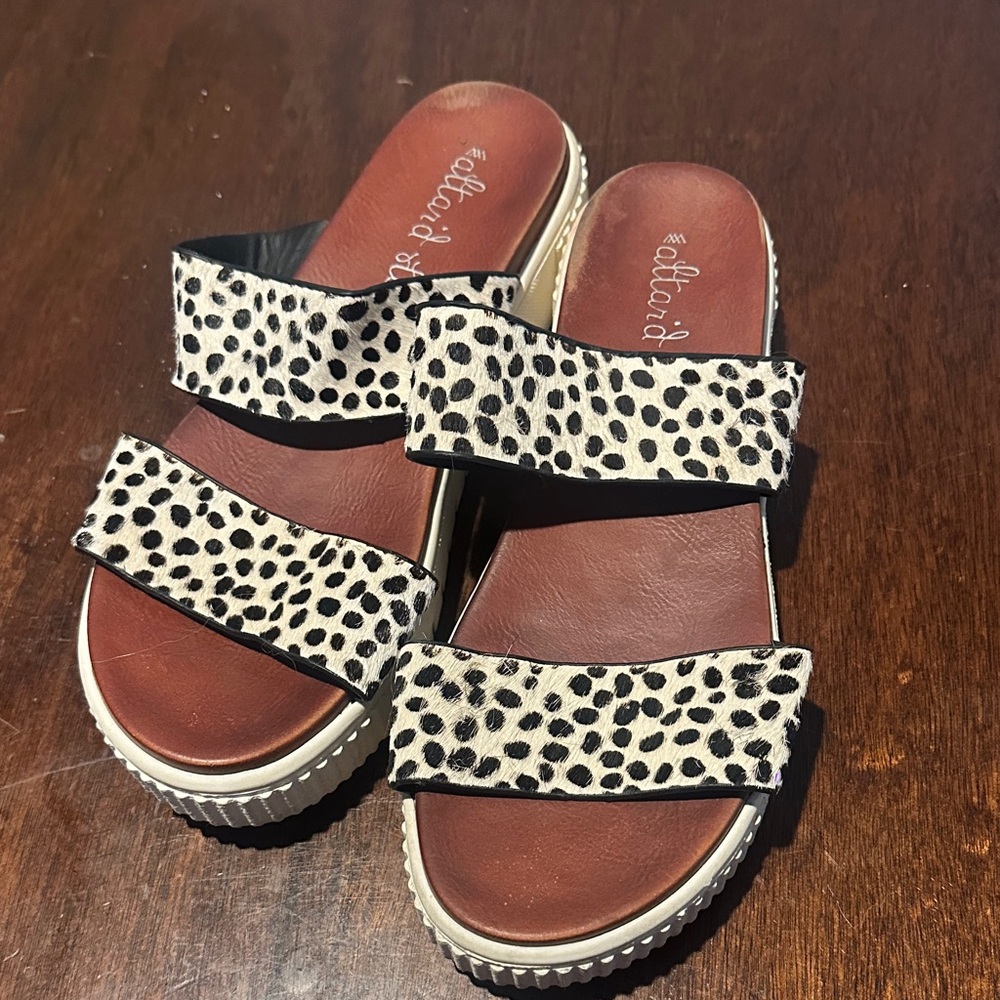 Altar'd State Black and White Sandals